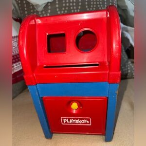 Vintage Playskool postal station  mailbox